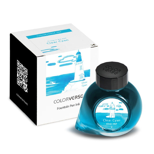 Colorverse Clear Cyan Project Volume One 65mL Ink Bottles
