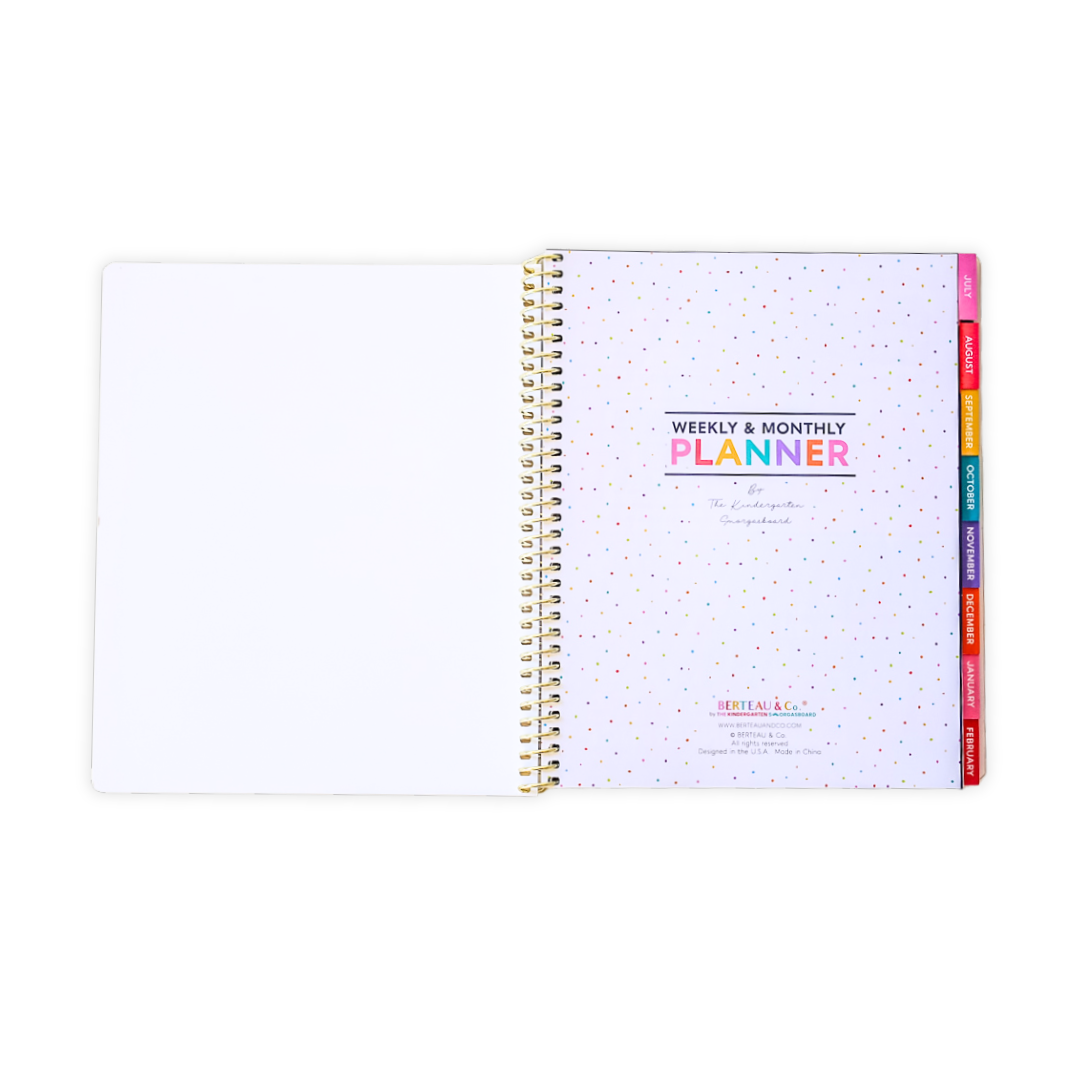 Gimme Multicolor Stripes - WEEKLY Everyone™ Planner by BERTEAU & Co.