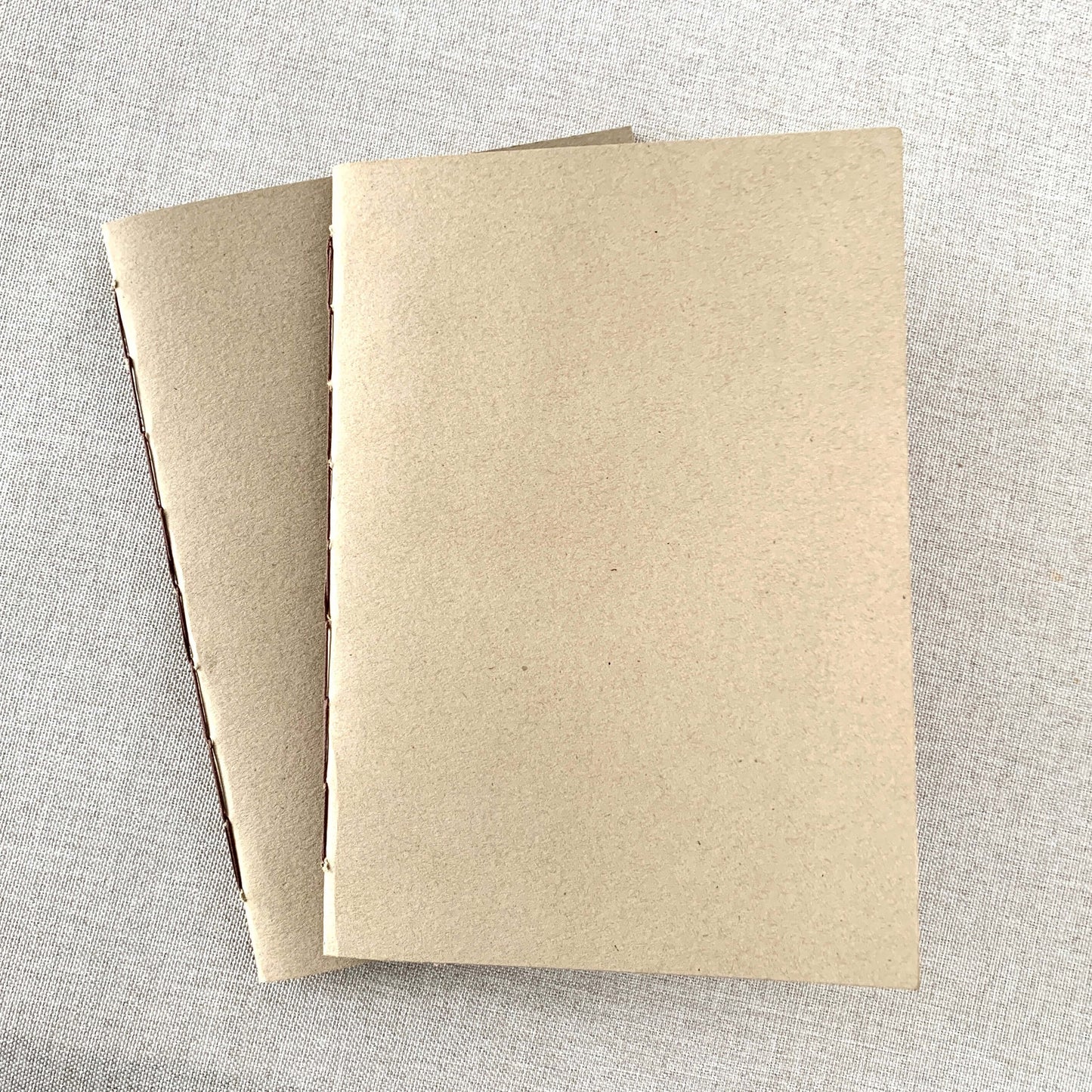 A6 Composition Lined Travelers Notebook Insert - Fountain Pen Friendly, Hand-Stitched Kraft Cover