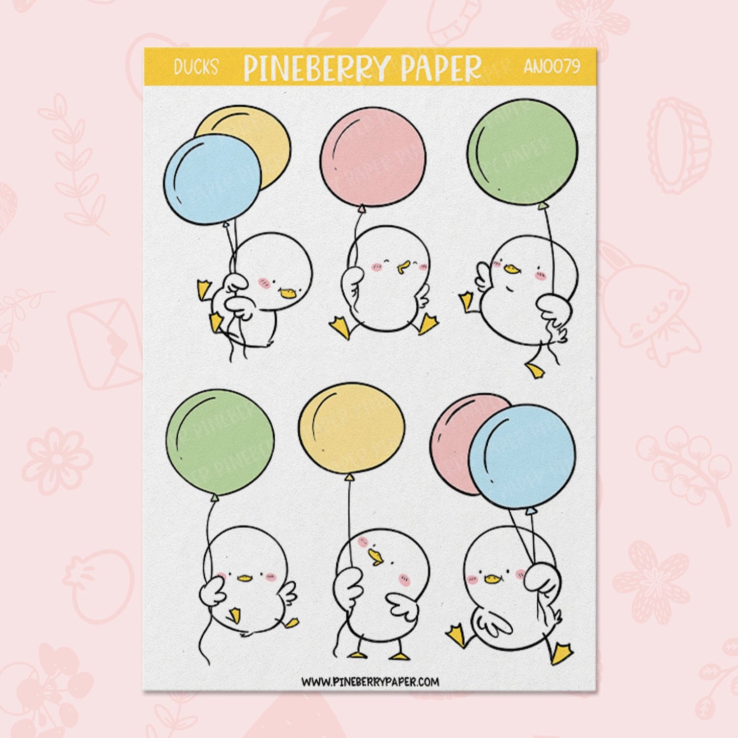 Ducks with Balloons | AN0079