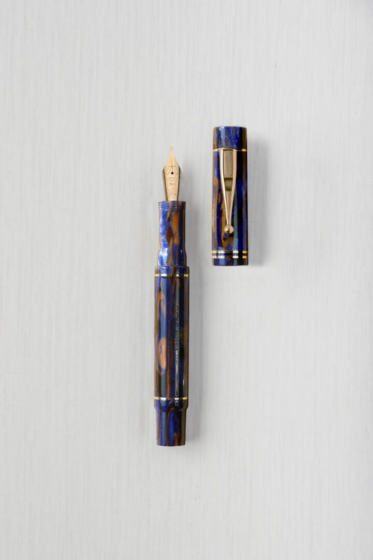 Gioia Alleria Crepuscolo Han Blue/Brown Fountain Pen