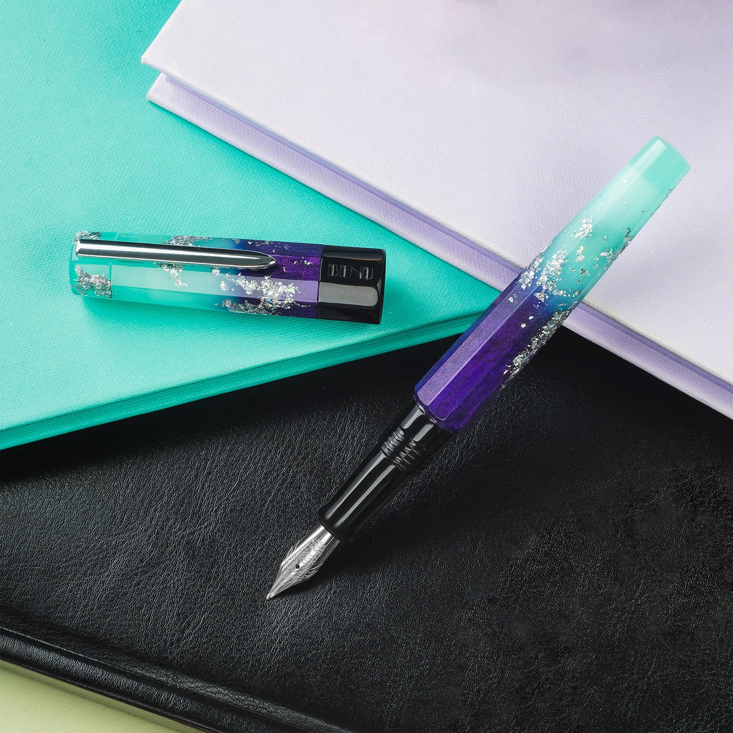 Benu Euphoria Ocean Breeze Luminescent Fountain Pen