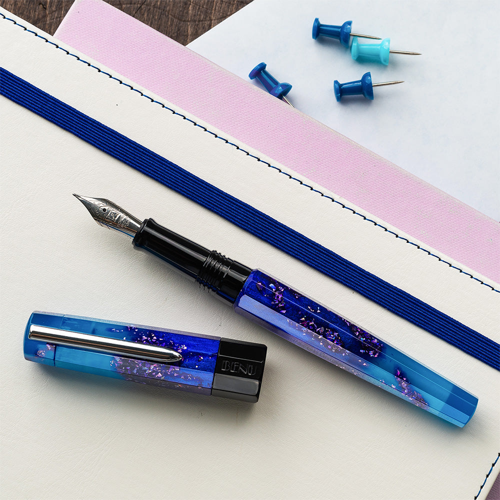 Benu Euphoria Scent Of Irises Luminescent Fountain Pen