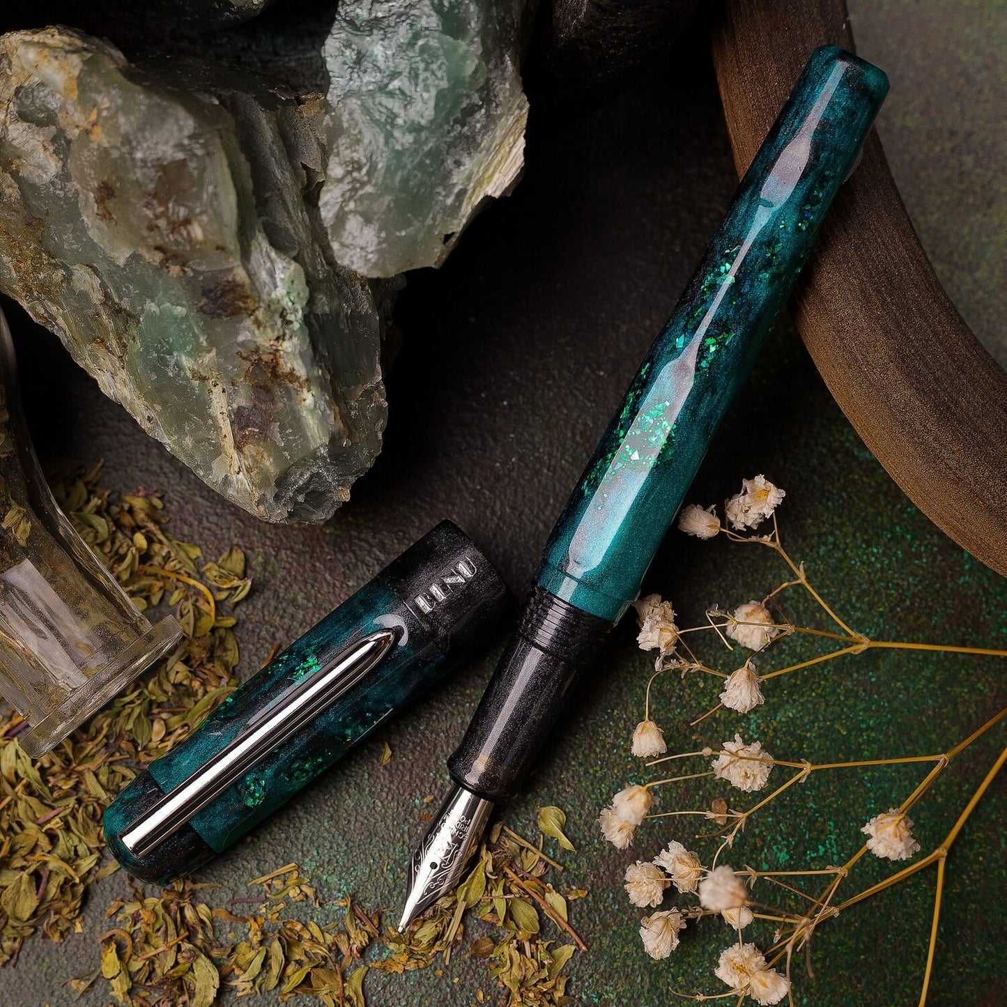 Benu Talisman Cat’s Eye Fountain Pen