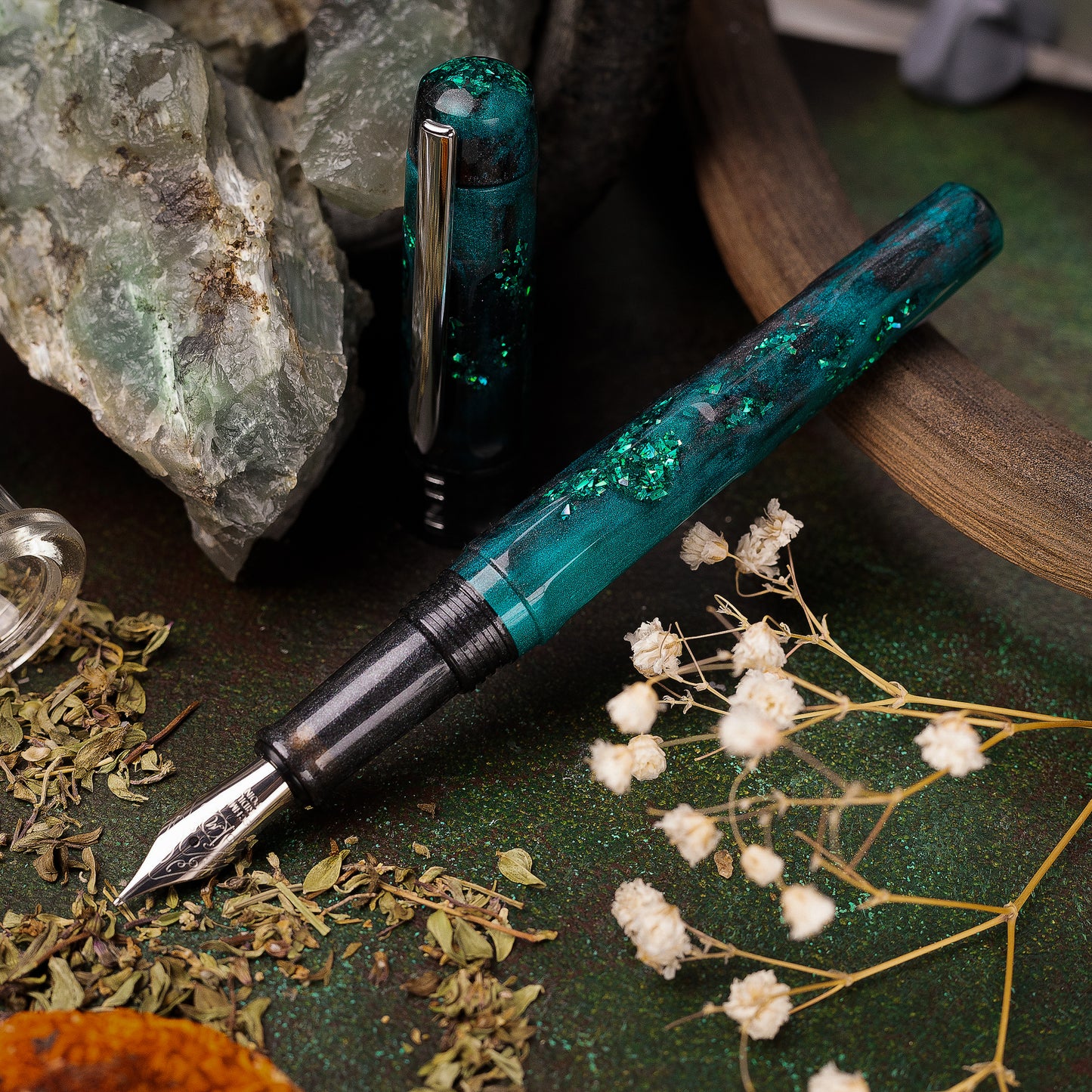 Benu Talisman Cat’s Eye Fountain Pen