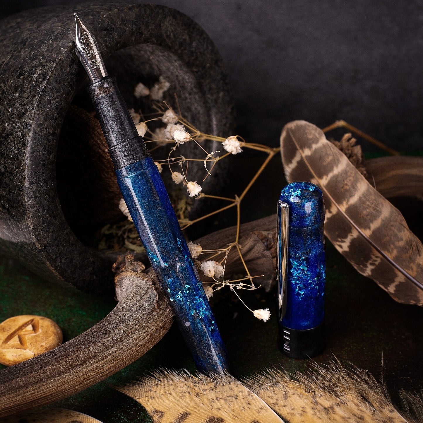 Benu Talisman Hawk’s Eye Fountain Pen