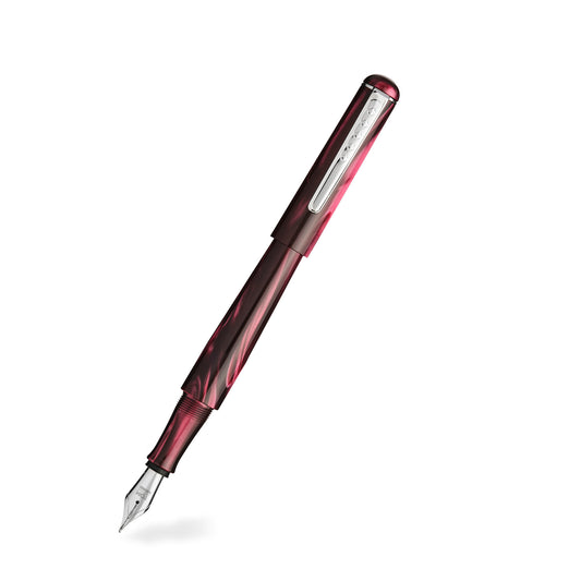 Tom Hessin Charles Castle Claret Fountain Pen