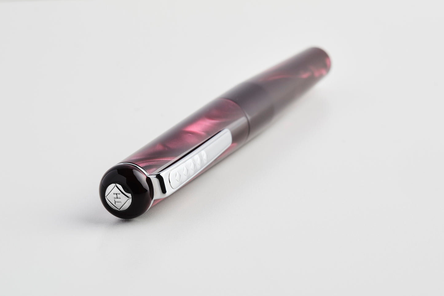 Tom Hessin Charles Castle Claret Fountain Pen