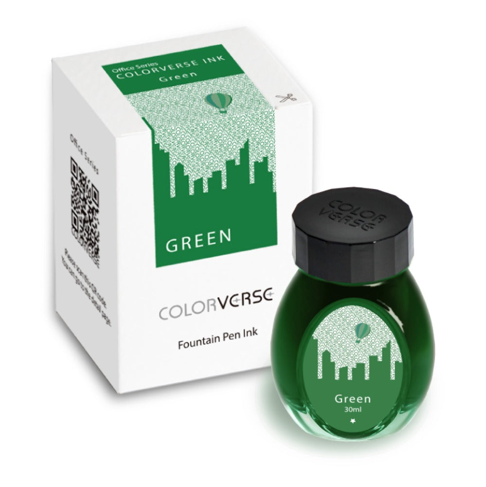 Colorverse Office Series Green 30mL Bottled Ink