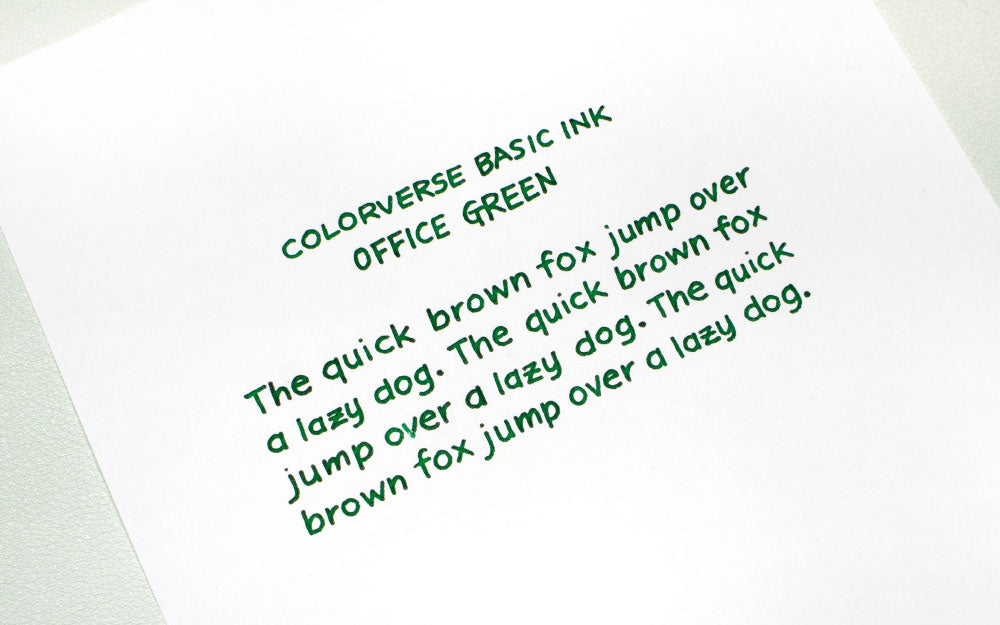 Colorverse Office Series Green 30mL Bottled Ink