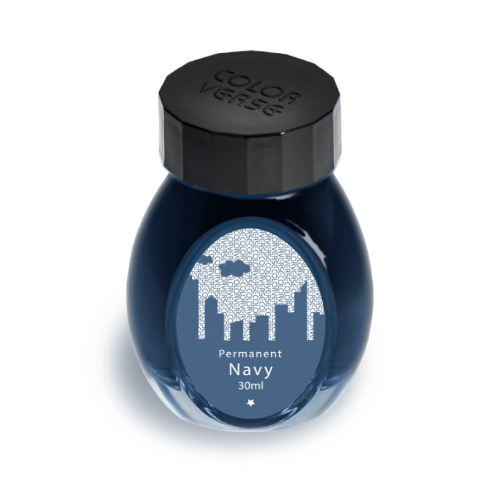 Colorverse Office Series Permanent Navy 30mL Bottled Ink