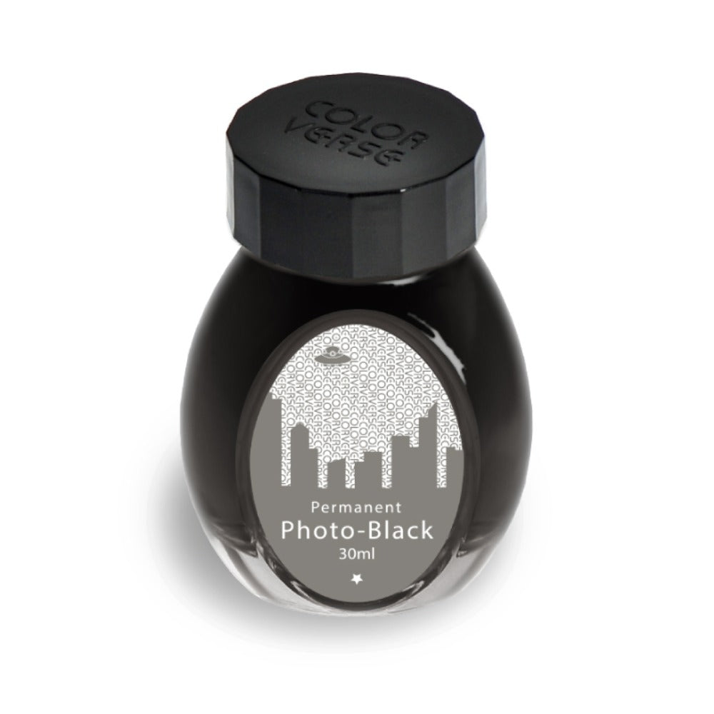 Colorverse Office Series Permanent Photo Black 30mL Bottled Ink