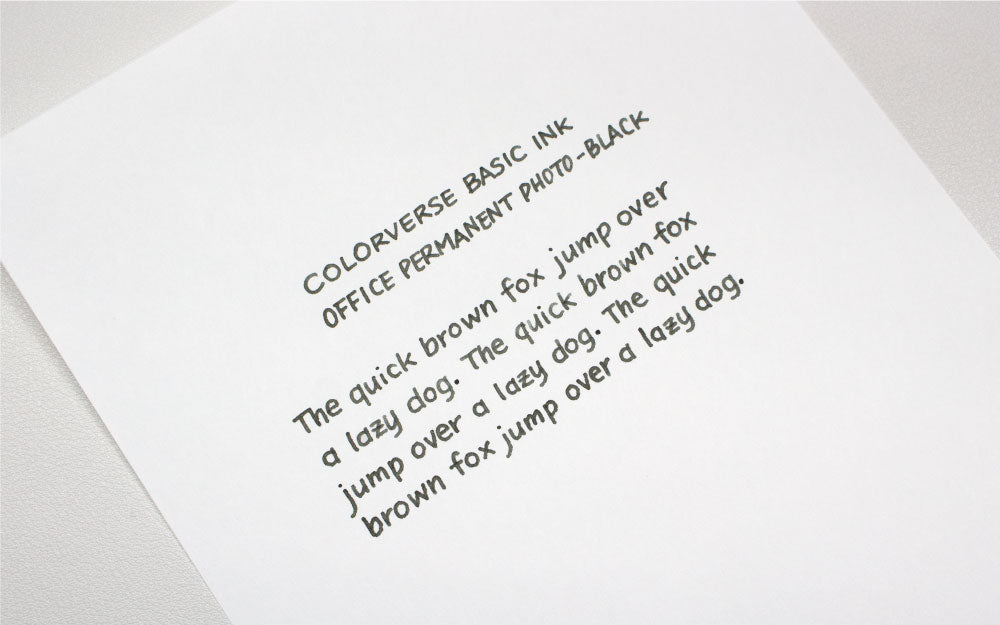 Colorverse Office Series Permanent Photo Black 30mL Bottled Ink