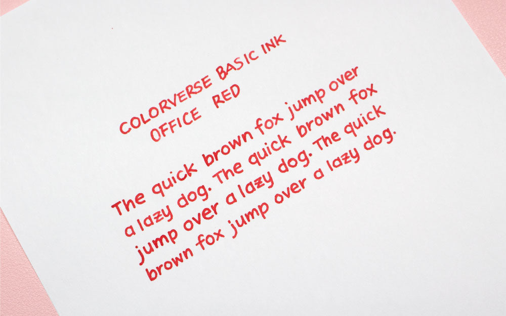 Colorverse Office Series Red 30mL Bottled Ink