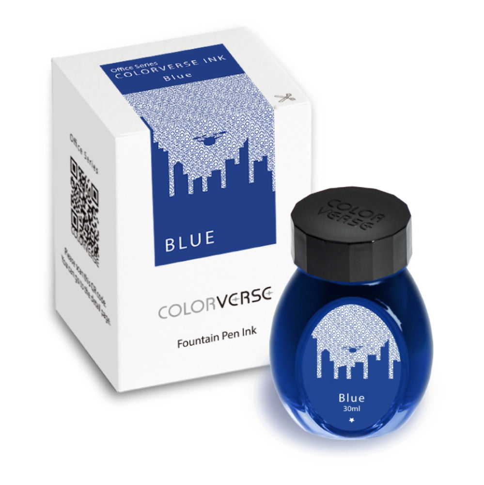 Colorverse Office Series Blue 30mL Bottled Ink