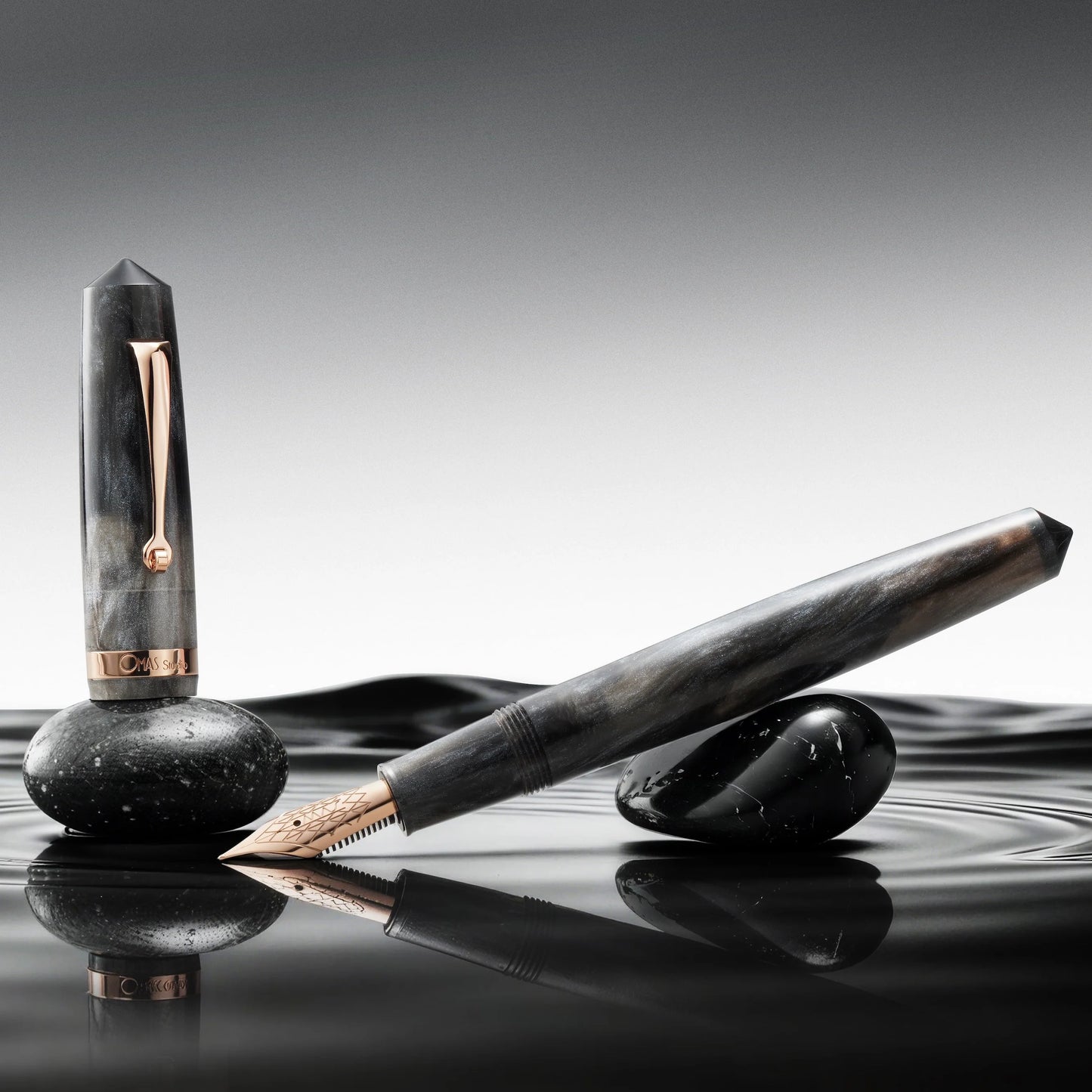 Omas Studio Grigio Luminoso Fountain Pen
