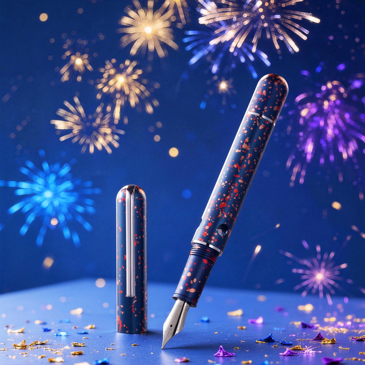 Nahvalur Nautilus Fireworks Fountain Pen