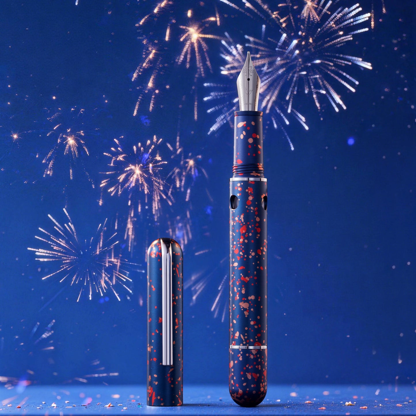 Nahvalur Nautilus Fireworks Fountain Pen