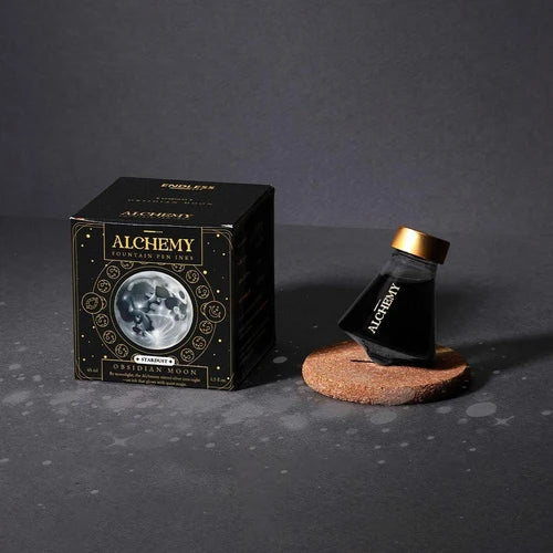 Endless Alchemy Stardust Obsidian Moon Fountain Pen Ink