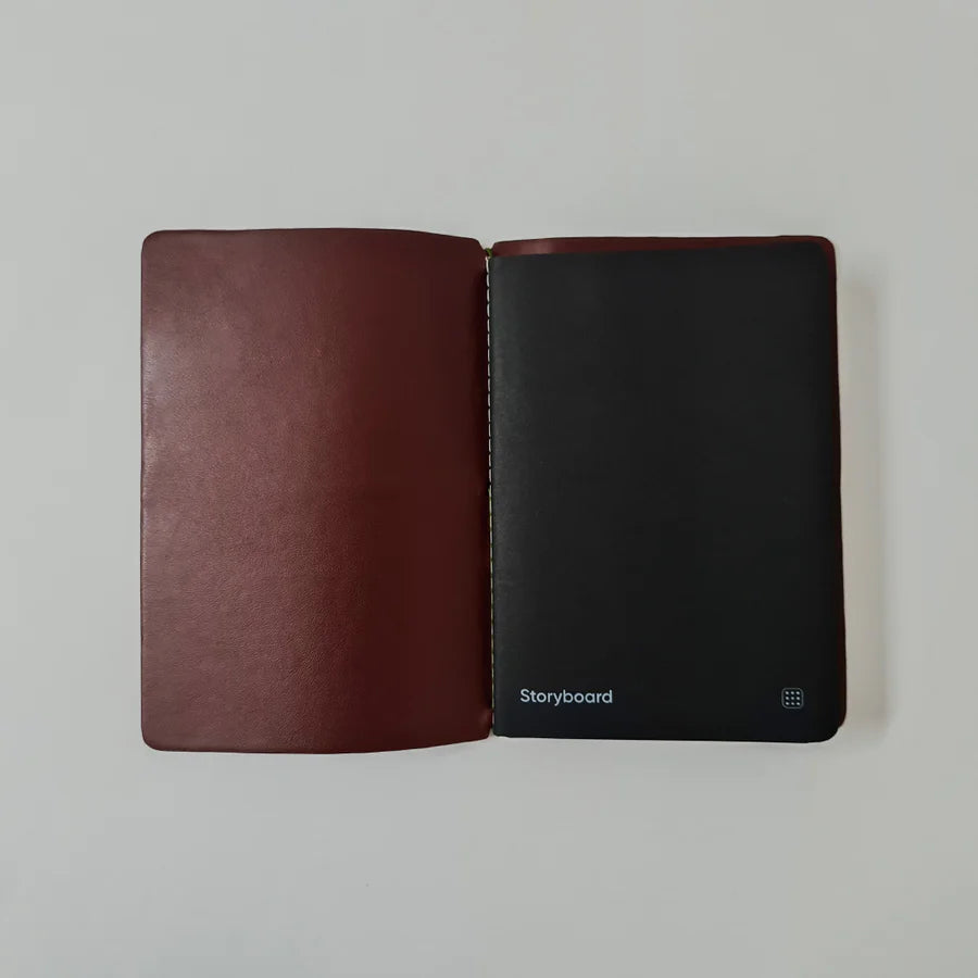 Endless Explorer - Refillable Cactus Leather Journal Regalia Paper - Maroon