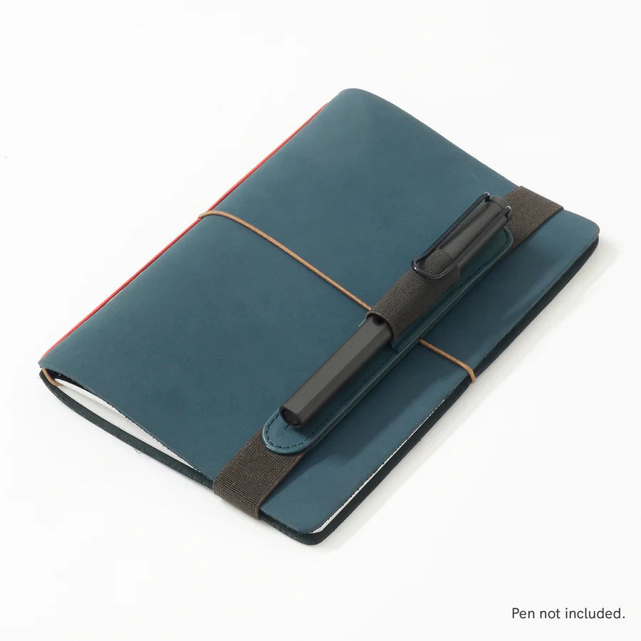 Endless Explorer - Refillable Leather Journal Regalia Paper - Blue