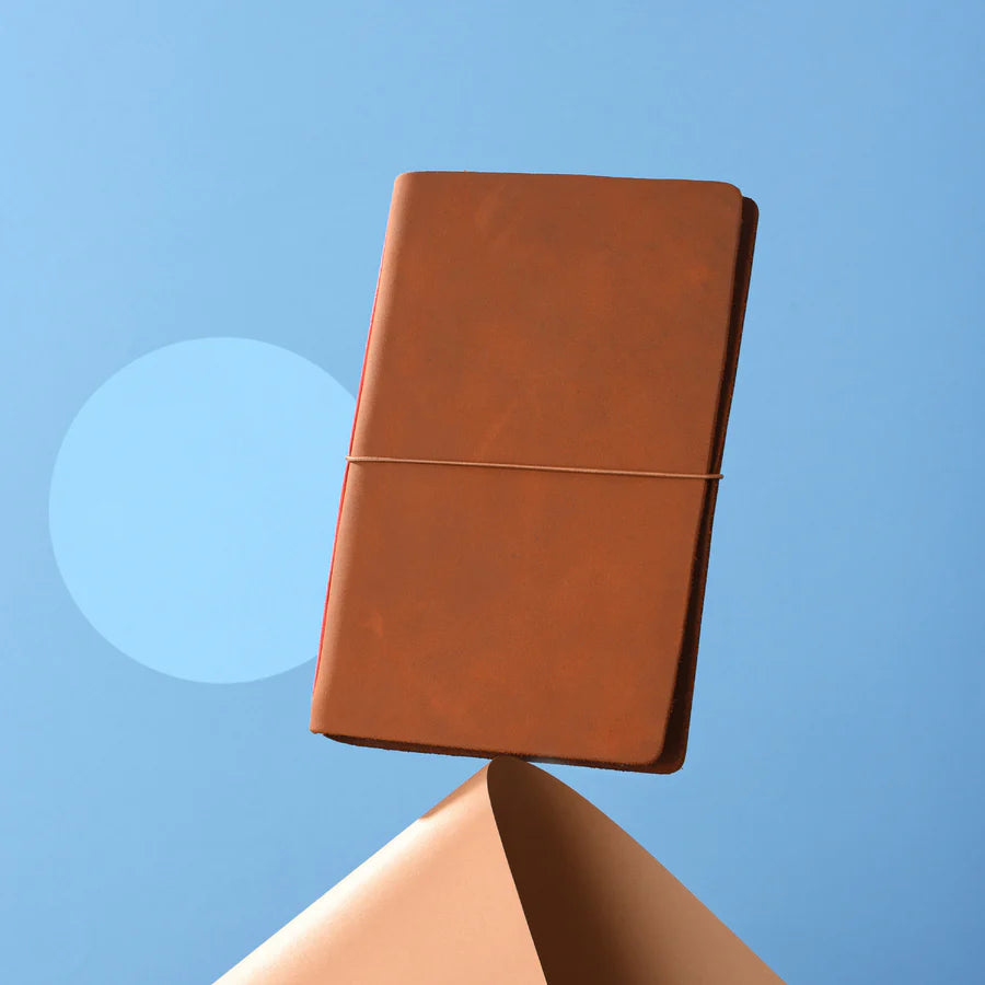 Endless Explorer - Refillable Leather Journal Regalia Paper - Brown