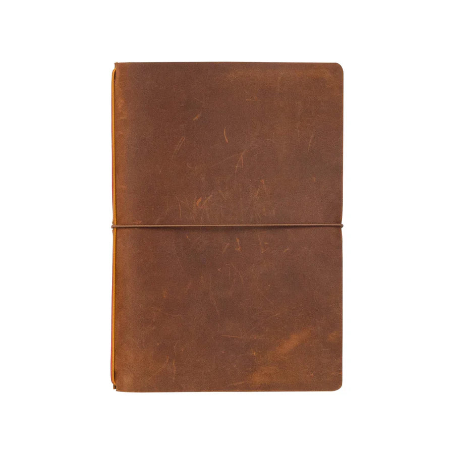Endless Explorer - Refillable Leather Journal Regalia Paper - Brown