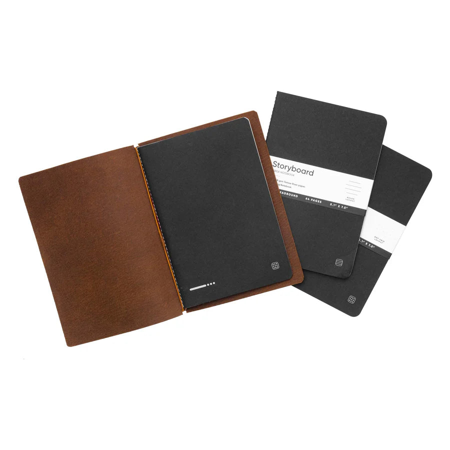 Endless Explorer - Refillable Leather Journal Regalia Paper - Brown