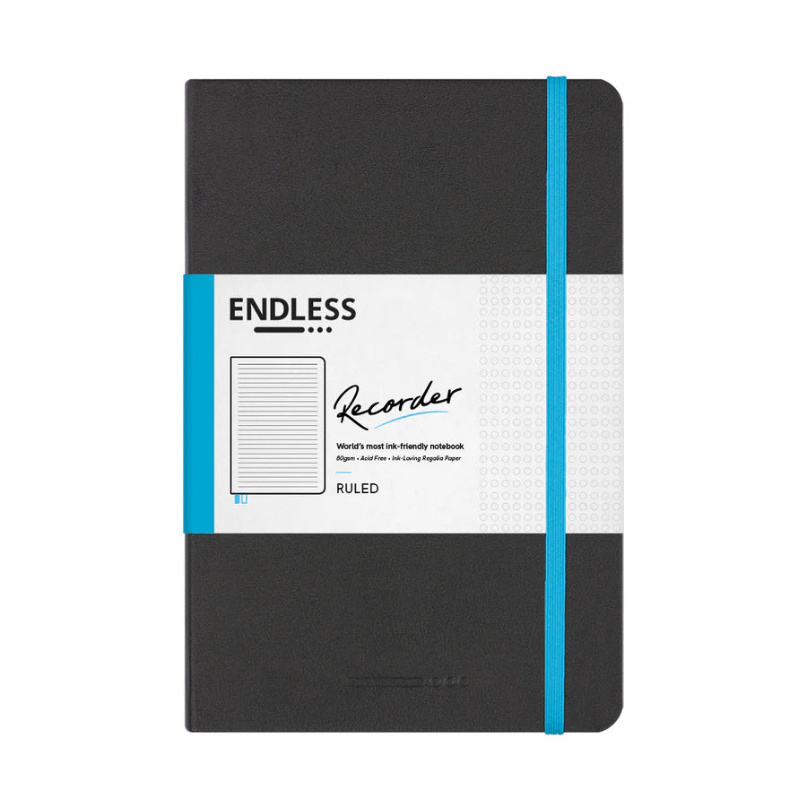 Endless Recorder Notebook - Infinite Space - Regalia Paper - A5