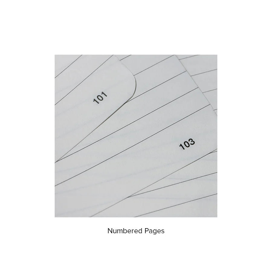 Endless Recorder Notebook - Crimson Sky - Regalia Paper - A5