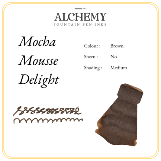 Endless Alchemy Fountain Pen Ink Mocha Mousse