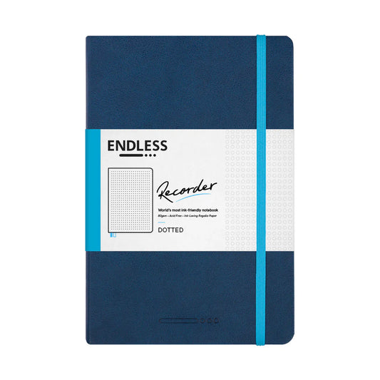 Endless Recorder Notebook - Deep Ocean - Regalia Paper - A5