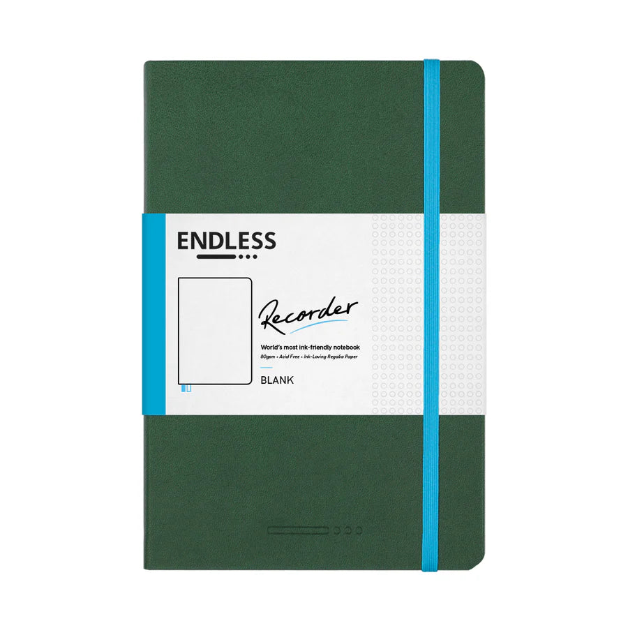 Endless Recorder Notebook - Forest Canopy - Regalia Paper - A5