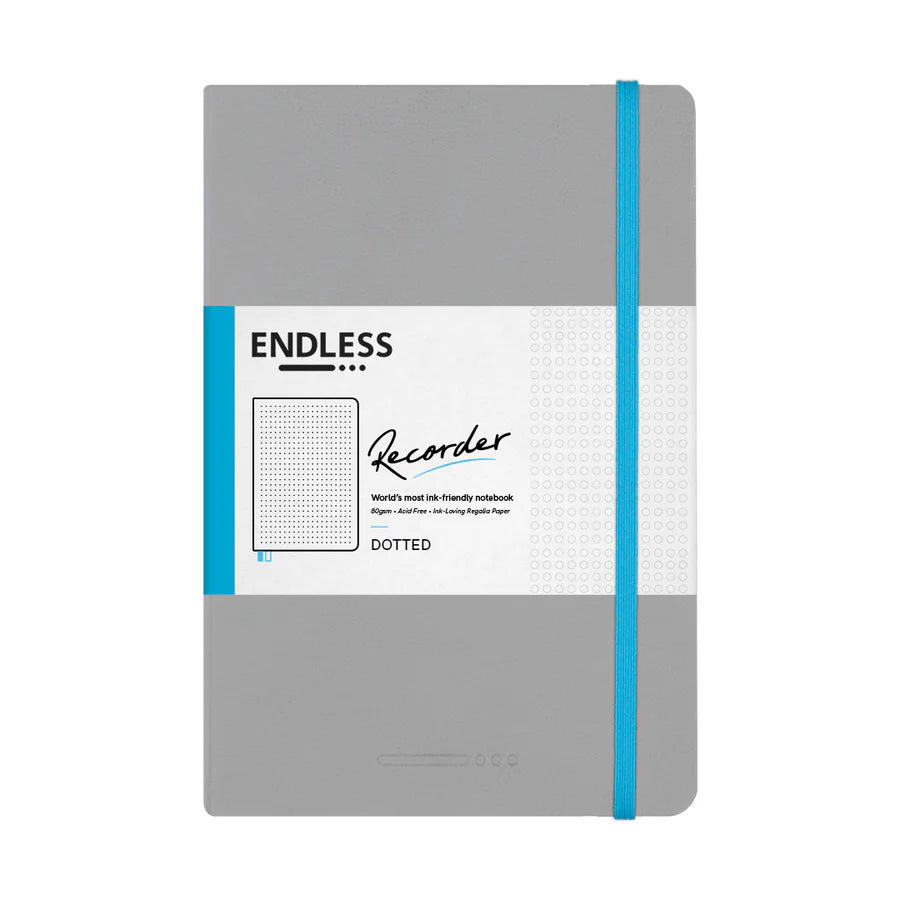Endless Recorder Notebook - Mountain Snow - Regalia Paper - A5