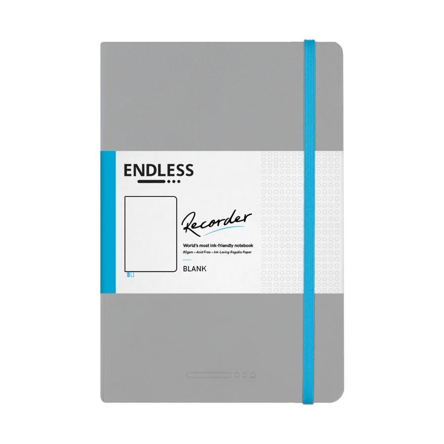 Endless Recorder Notebook - Mountain Snow - Regalia Paper - A5