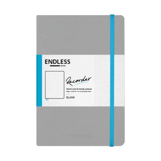 Endless Recorder Notebook - Mountain Snow - Regalia Paper - A5