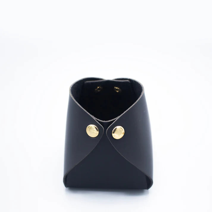 Epitome Foldable Leather Pen Stand Classic Black