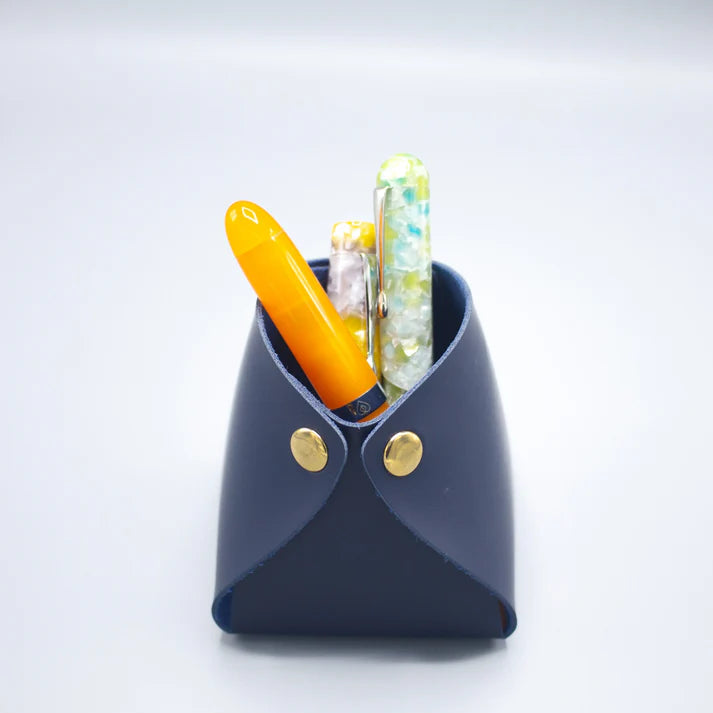 Epitome Foldable Leather Pen Stand Classic Black