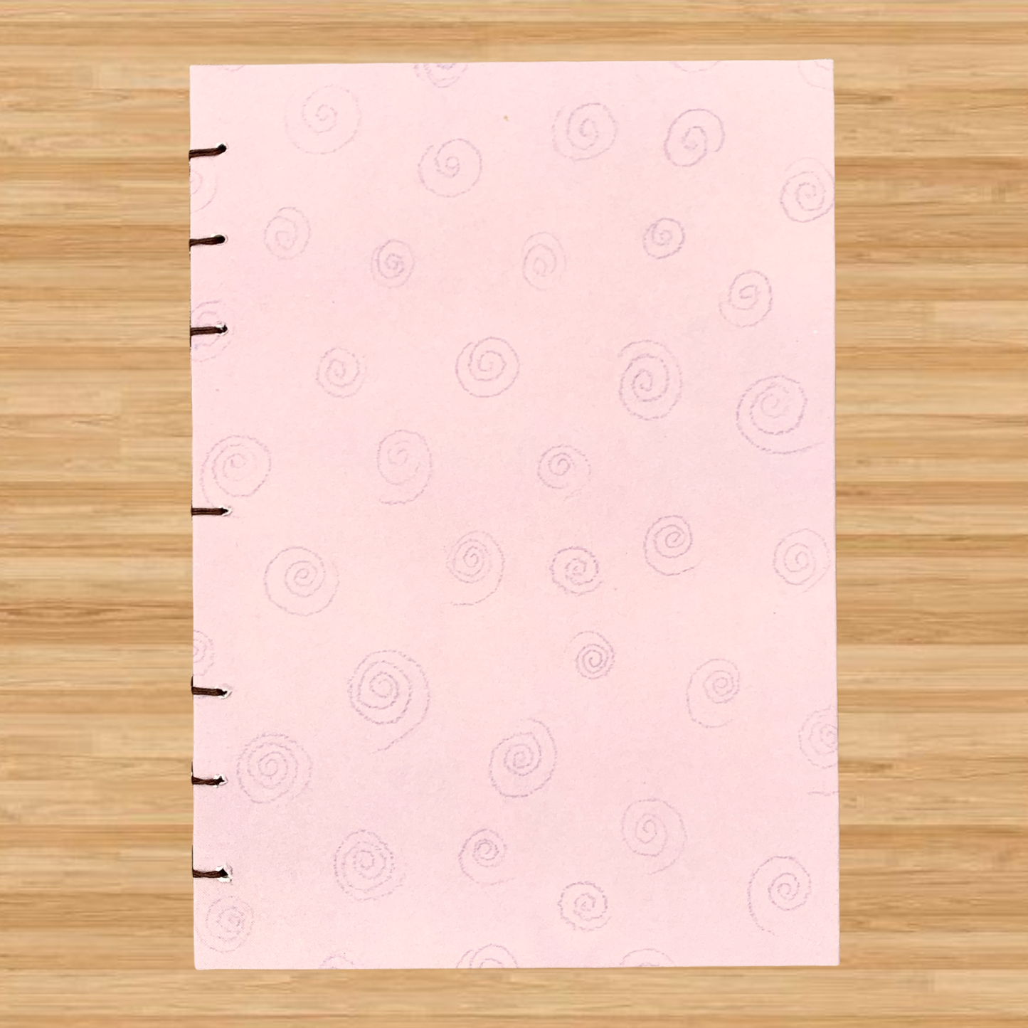 Pastel Swirl - A6 - Dot Grid - Coptic Bound - Fountain Pen Notebook - Handmade Journal