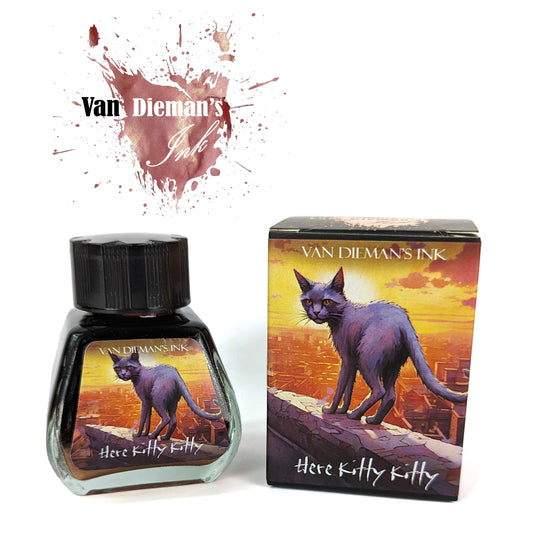 Van Dieman's Feline - Here Kitty Kitty Shimmering Fountain Pen Ink