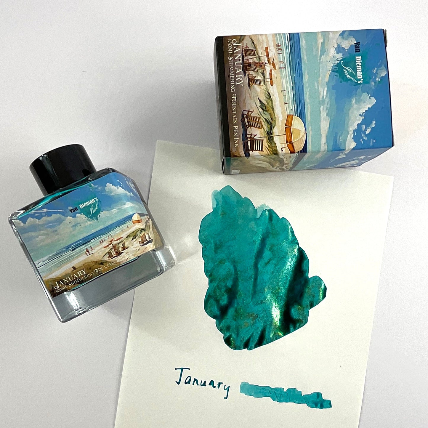 Van Dieman's 2023 January - 100ml Shimmering Fountain Pen Ink