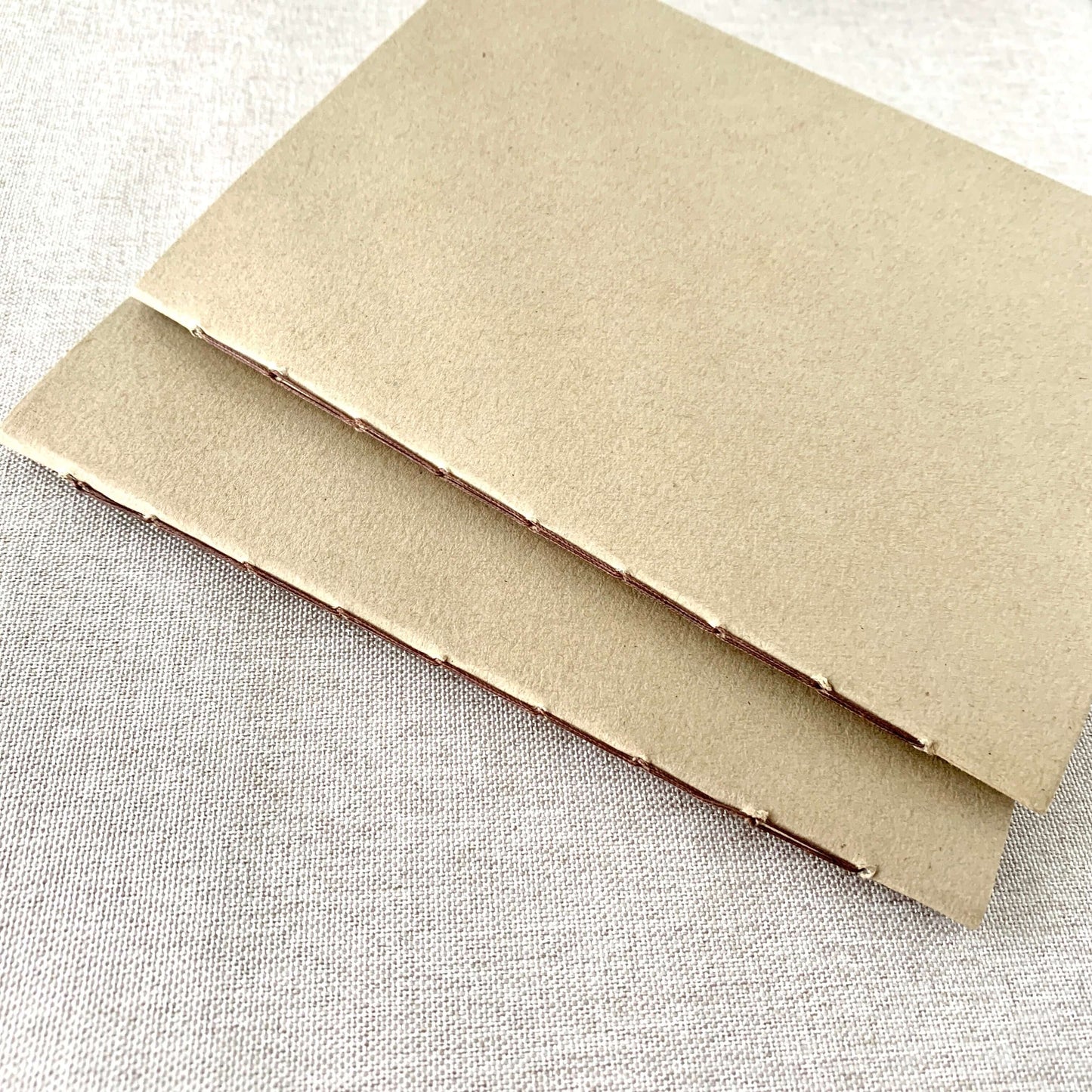 A6 Dot Grid Travelers Notebook Insert - Fountain Pen Friendly, Hand-Stitched Kraft Cover