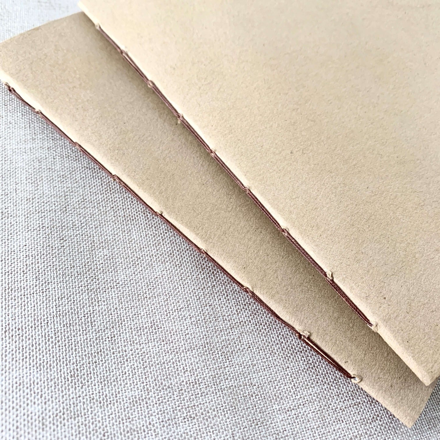 A6 Composition Lined Travelers Notebook Insert - Fountain Pen Friendly, Hand-Stitched Kraft Cover