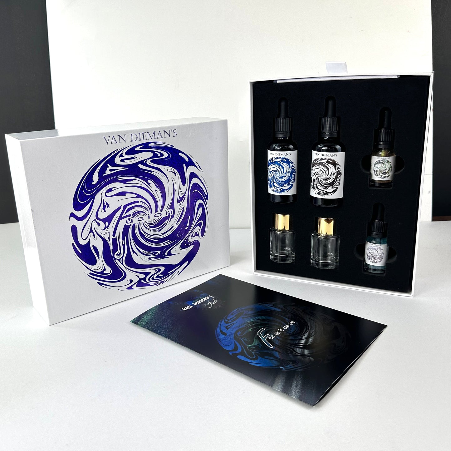 Van Dieman's Fusion - Fountain Pen Ink Mixing Kit - The Blue Pack