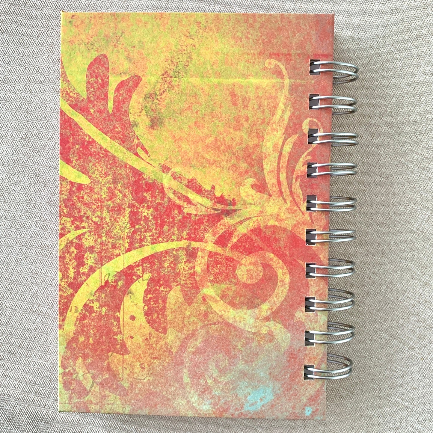 Latin Beauty - A6 - 4x6 - Dot Grid - Spiral Bound - Fountain Pen Notebook - Handmade Journal