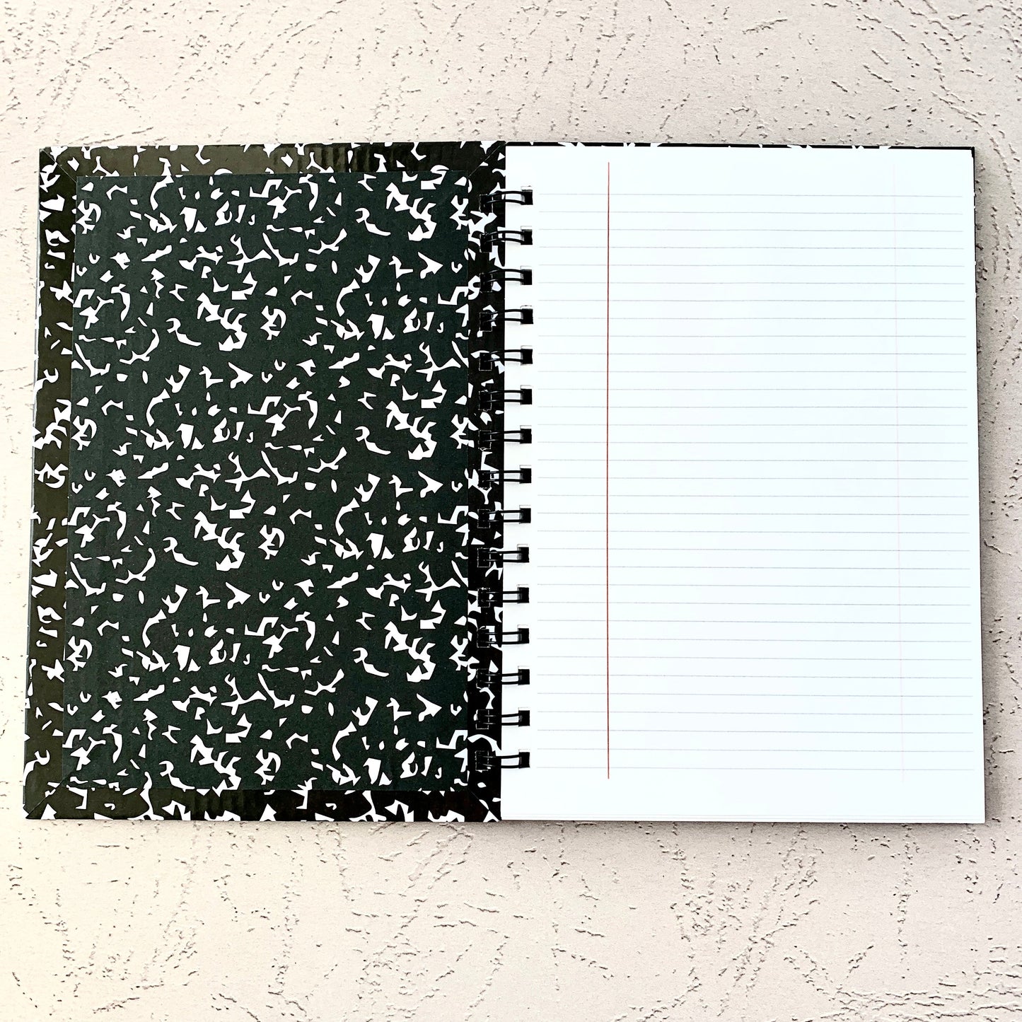Marble Composition Book - A5 - Lined - Spiral Bound - Handmade Fountain Pen Notebook