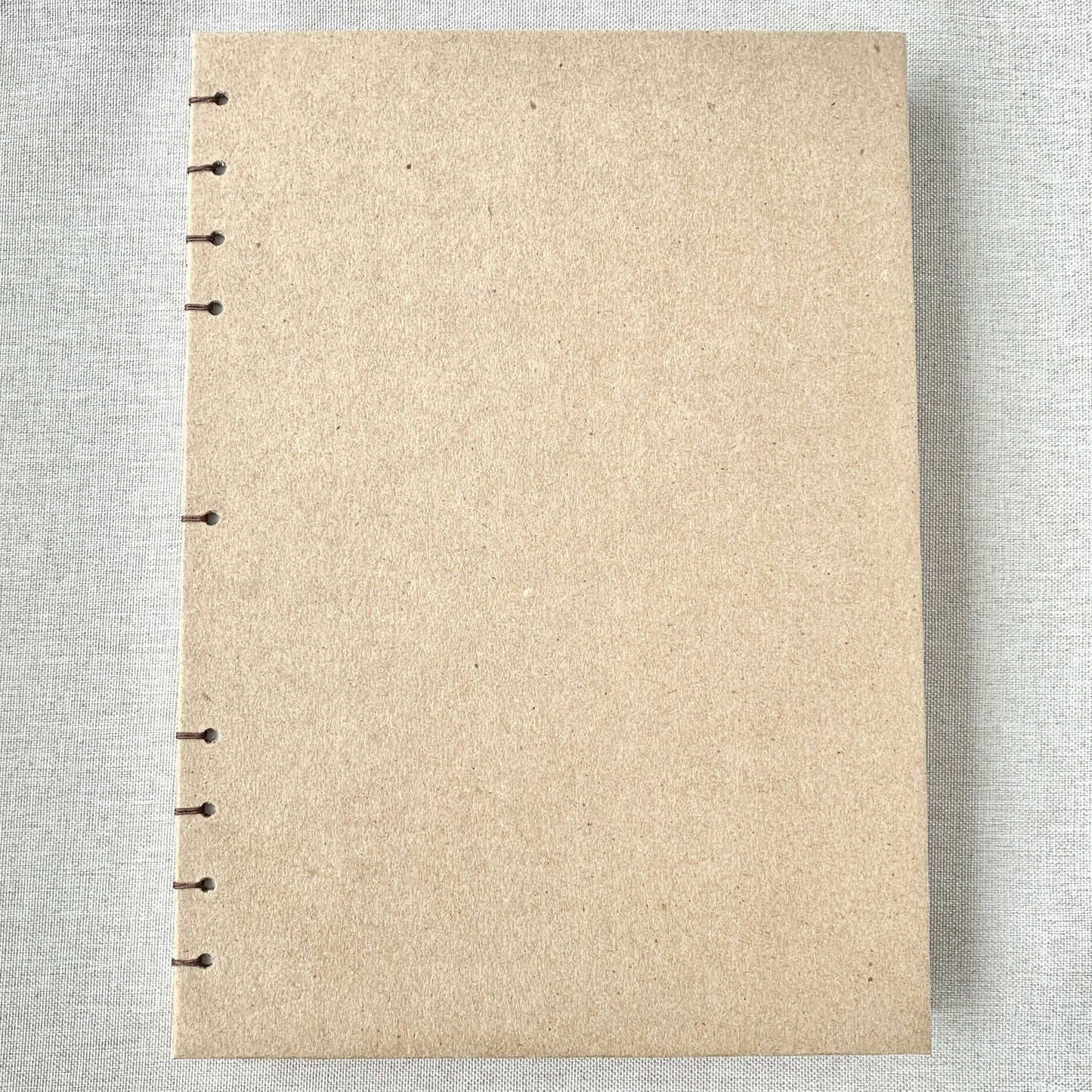 Kraft - A5 - Dot Grid - Coptic Bound - Fountain Pen Notebook - Handmade Journal