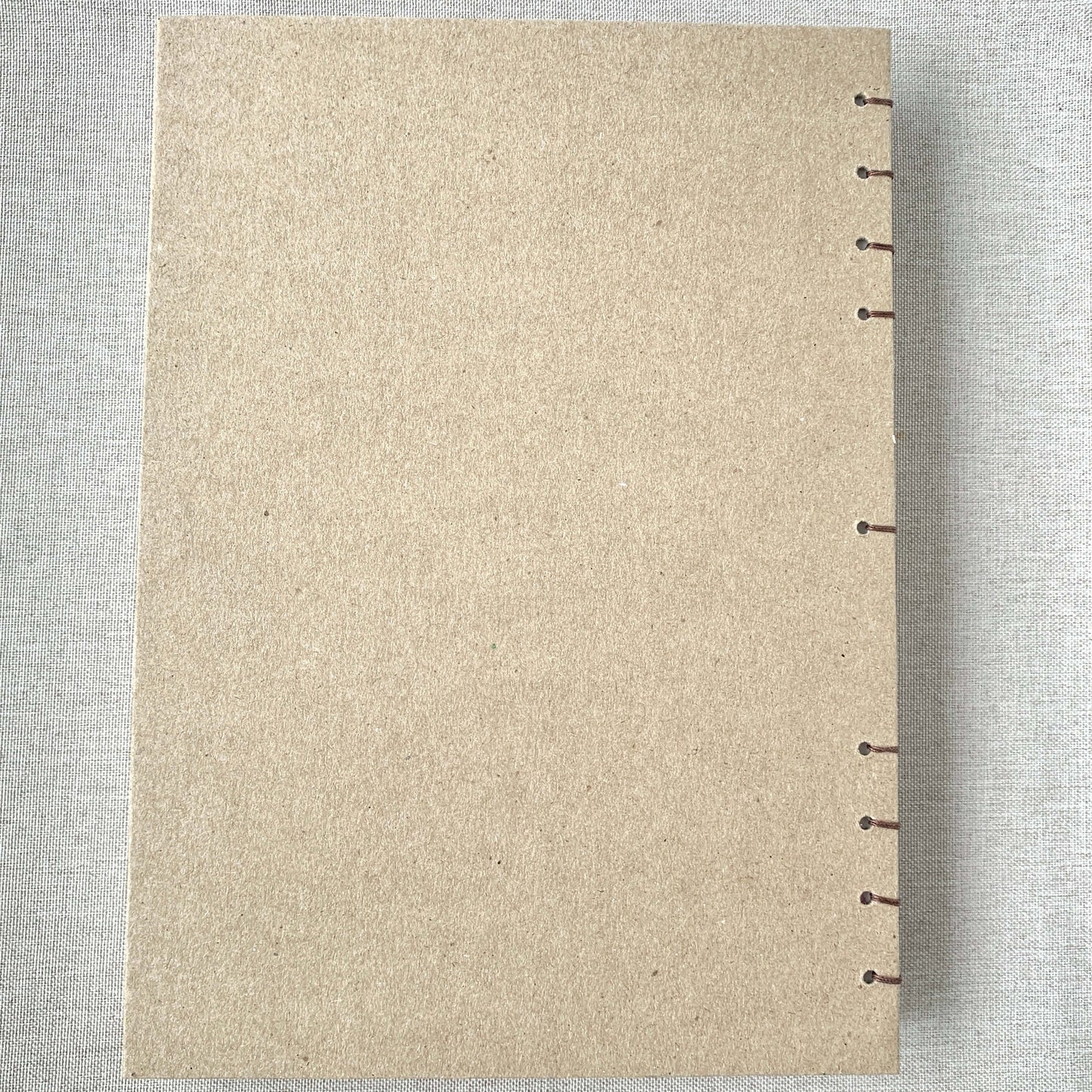 Kraft - A5 - Dot Grid - Coptic Bound - Fountain Pen Notebook - Handmade Journal