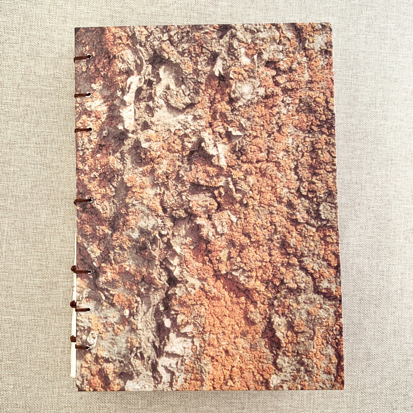 Dirt - A6 - Lined - Coptic Bound - Fountain Pen Notebook - Handmade Journal