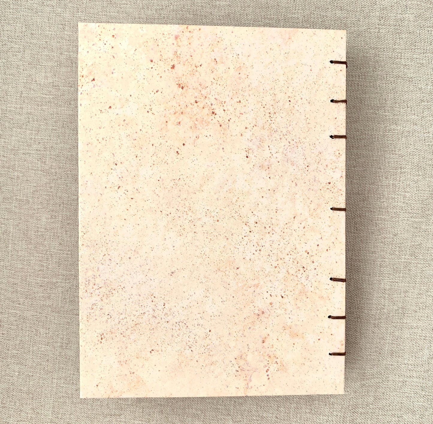 Dirt - A6 - Lined - Coptic Bound - Fountain Pen Notebook - Handmade Journal